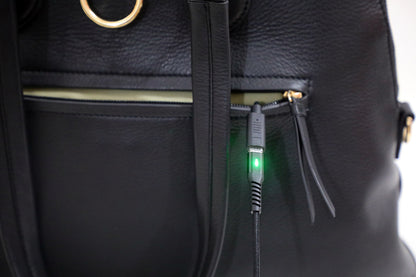 NALPHI Luxury Leather Tote & Laptop Bag With Automatic Lights