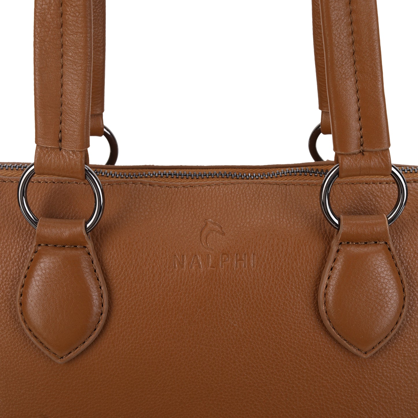 NALPHI Luxury Leather Shoulder Tote & Laptop Bag With Automatic Lights