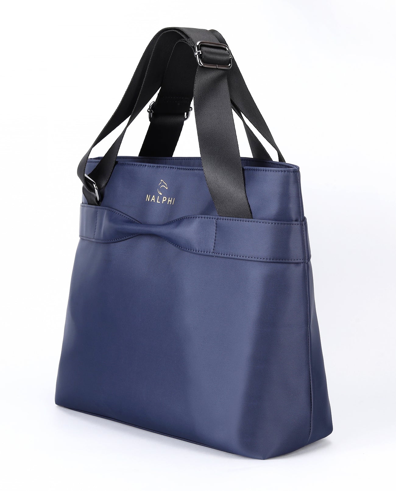 Smart Nylon Tote - Navy Blue