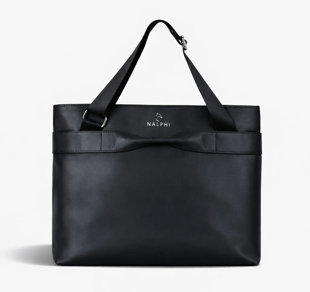 Smart Nylon Tote - Raven Black